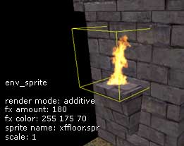 Создаем объект env_sprite Создаем объект env_sprite