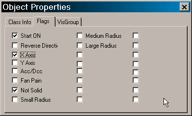 Выставляем флаги у объекта func_rotating