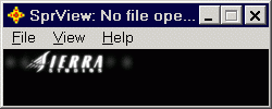 Интерфейс программы Sprite Viewer Интерфейс программы Sprite Viewer