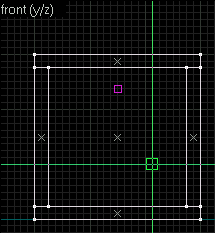 Устанавливаем объект info_player_deathmatch на виде 2D front Устанавливаем объект info_player_deathmatch на виде 2D front