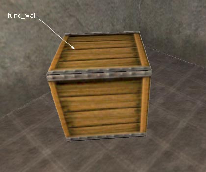 Ящик, превращенный в func_wall, НЕ разбивает поверхность земли на полигоны