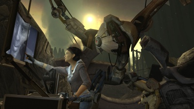 Source Engine в действии: сцена из Half-Life 2 Episode One